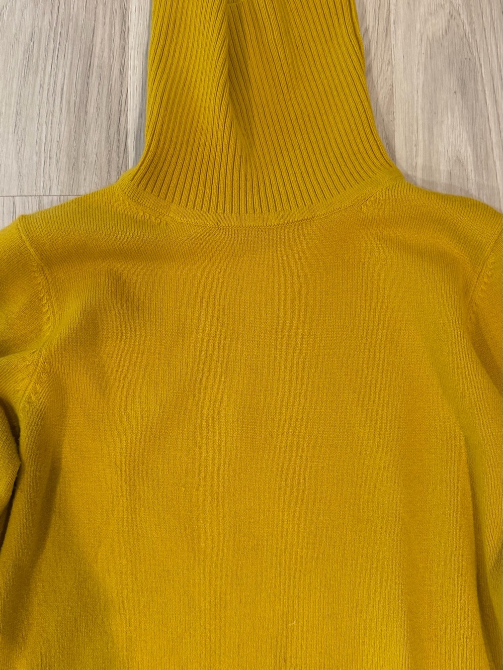 French Connection Men's Mustard Yellow Turtleneck Sweater - Picture 2 of 4